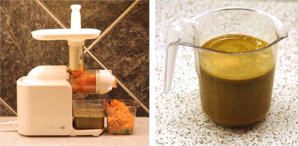 Presset grønnsaksjuice